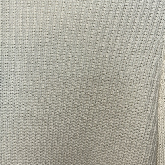 "NWT" Lands' End Knit Cotton Blend Ivory Cowl Neck‎ Sweater- Size Small (6-8) - Picture 11 of 11